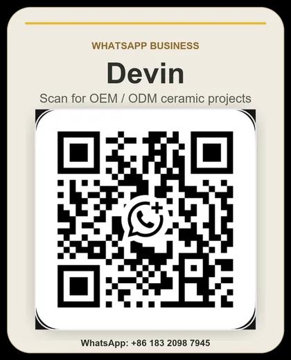 WhatsApp Business QR code for Devin