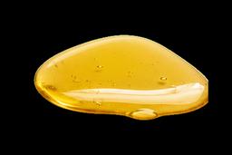 Distillate cannabis oil sample