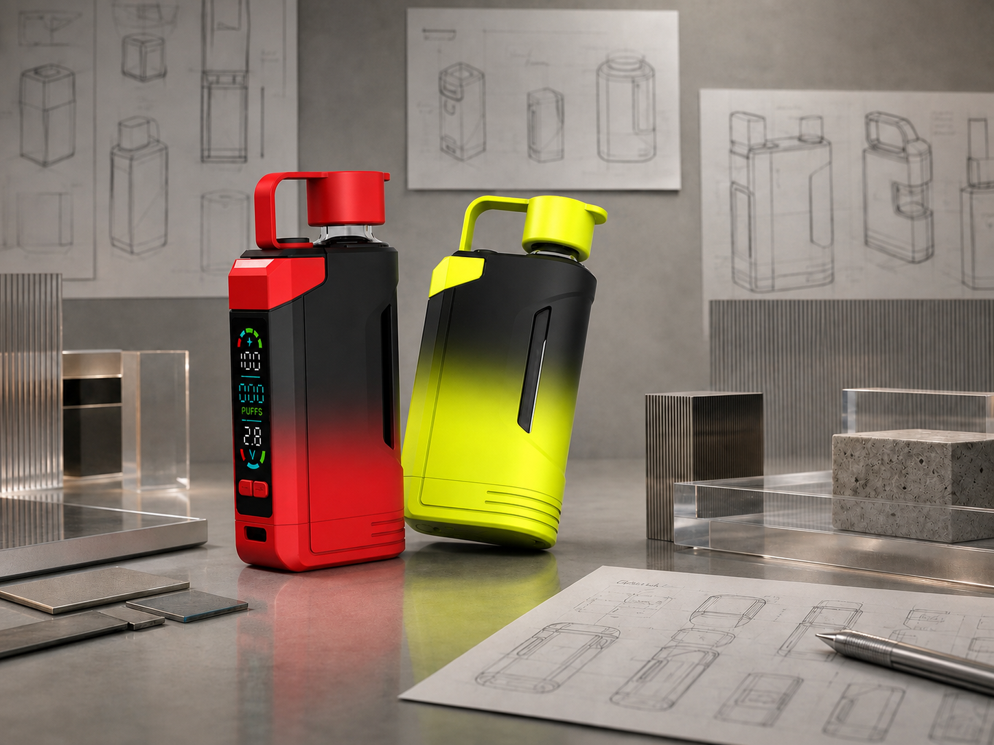 Custom cannabis vape hardware development and engineering validation