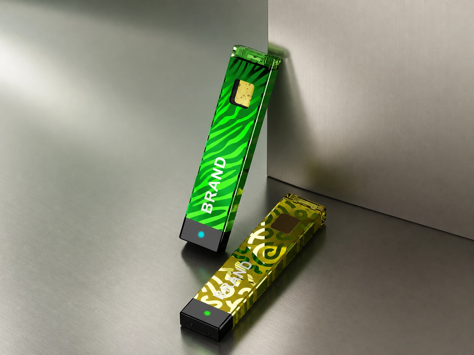 Rechargeable cannabis pod system with replaceable pod