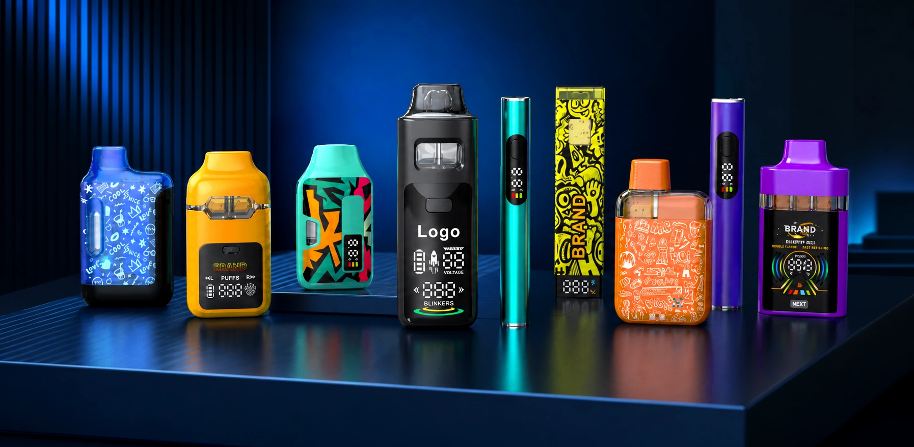 CLEARVAPE cannabis vape hardware product lineup