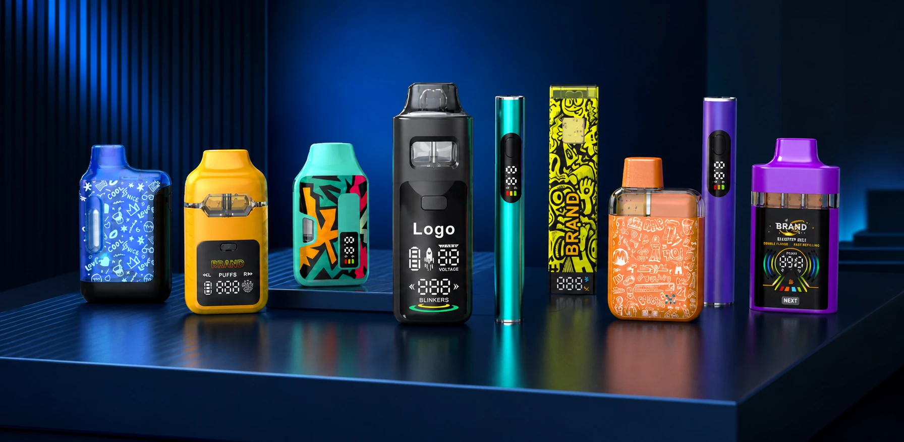 THECLEARVAPE cannabis vape hardware product lineup