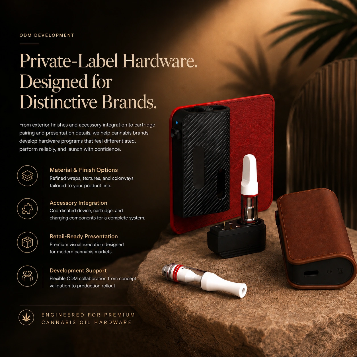 Private Label Hardware cannabis vape hardware design concept