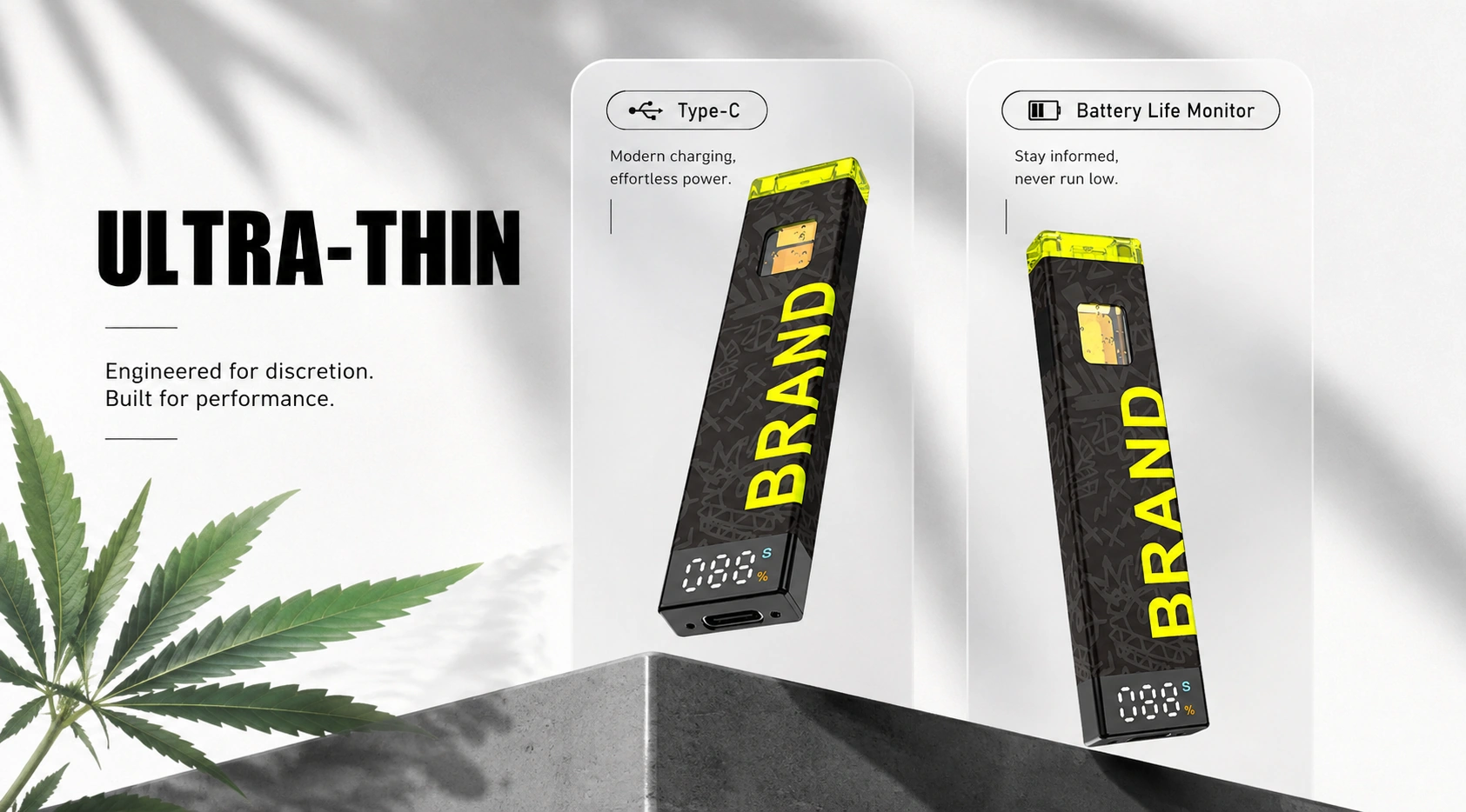 Ultra-Thin Type-C charging and battery monitor details