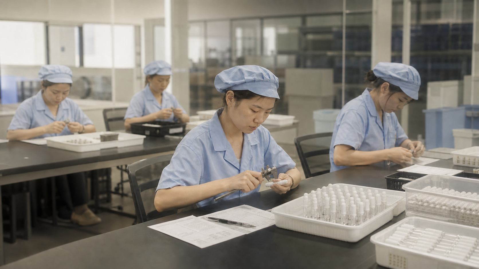 Ceramic atomizer samples for hardware quality control